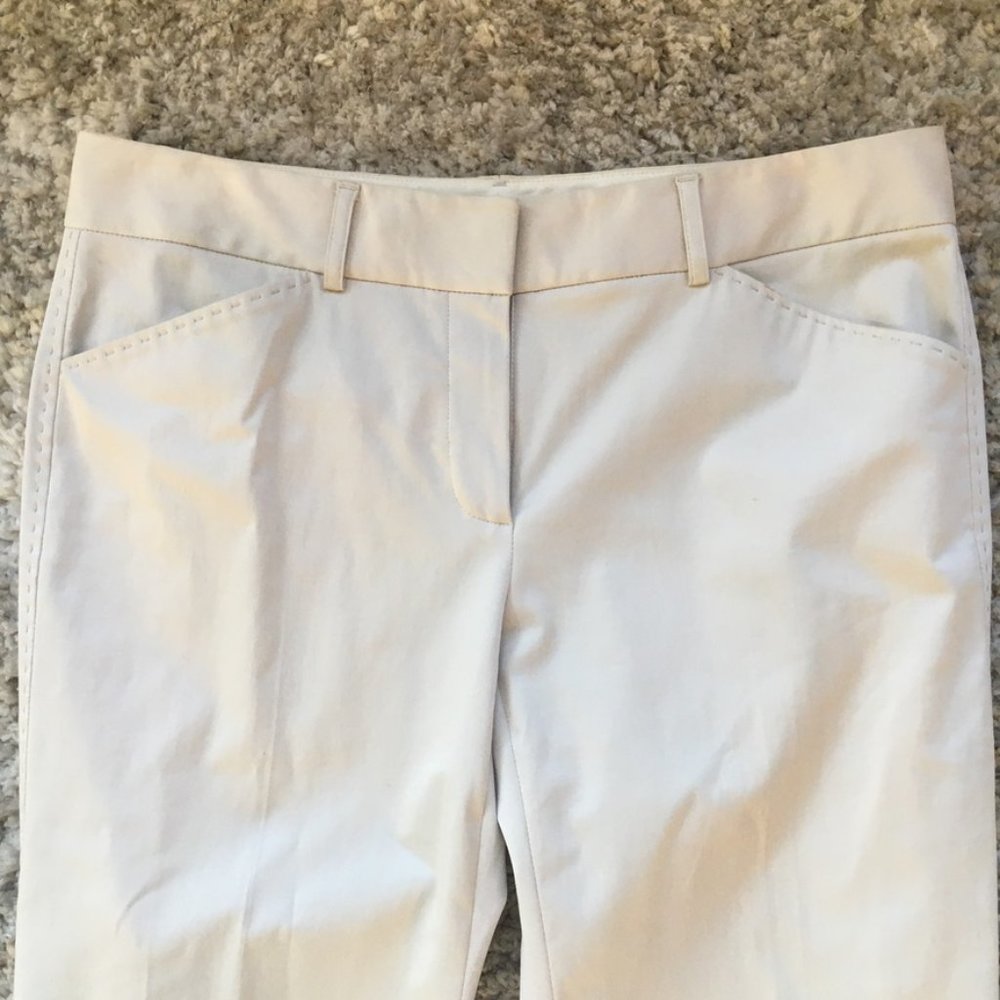 Elie Tahari 4 cream pants